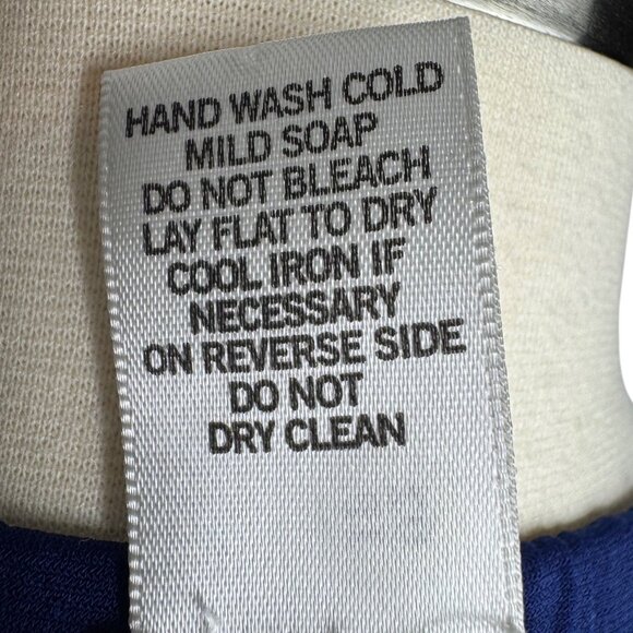 Vintage‎ Cache Blue & Gold Baroque Pattern Cold Shoulder Blouse Size Medium - Picture 9 of 10